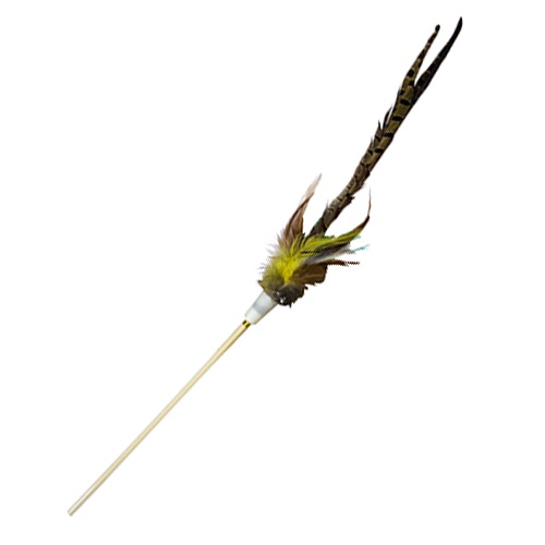 ПР0037756 Игрушка для кошек Natural Дразнилка с перьями CHOMPER 