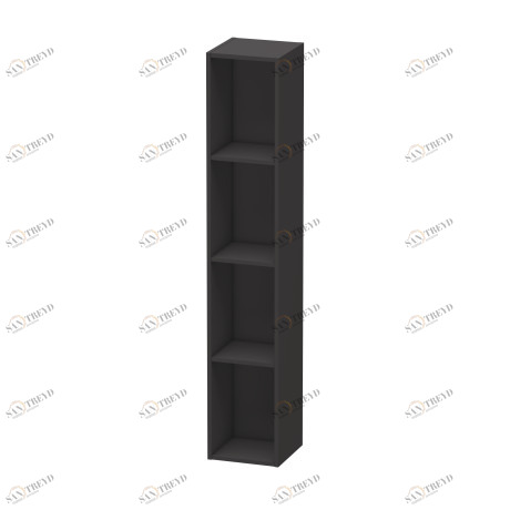 LC120508080 Элемент полки (вертикальный) L-Cube #LC1205 180 x 180 мм Graphit Super Matt Duravit