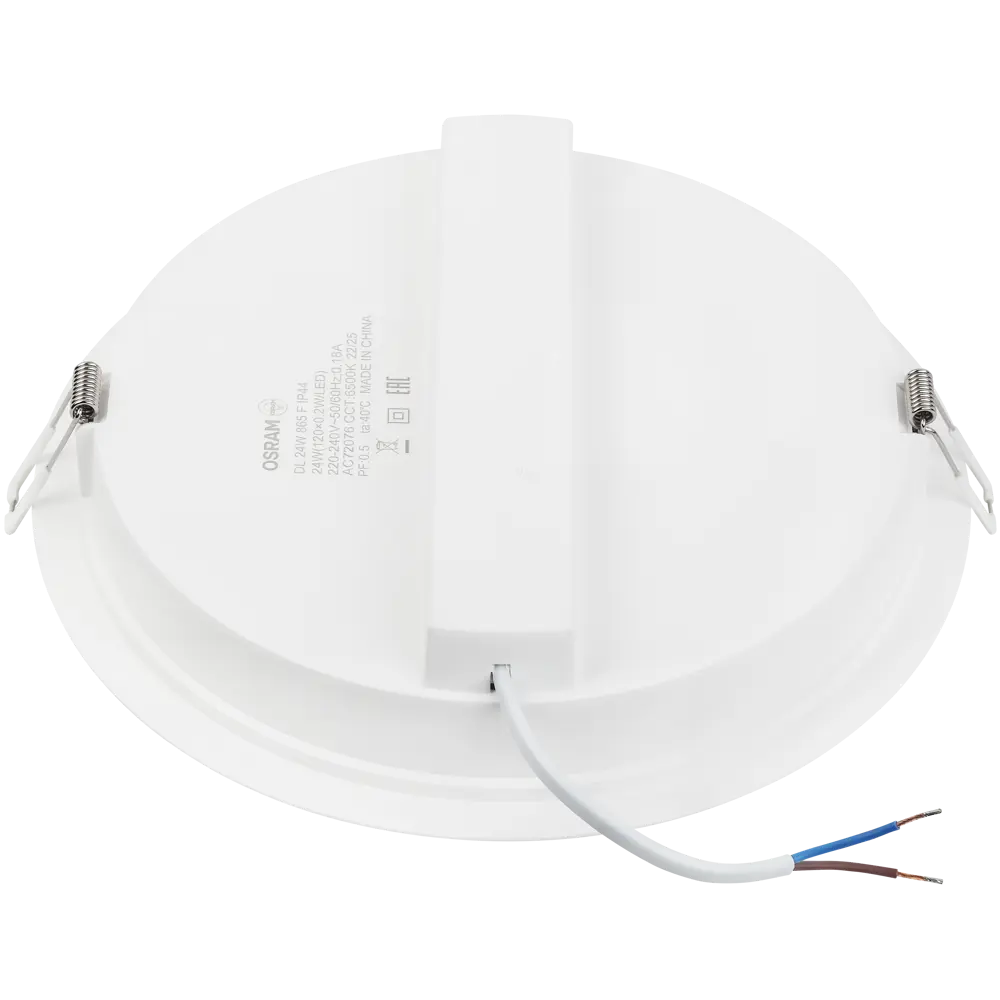 Светильник точечный LED встраиваемый Osram Ret 2280LM отверстие 200мм 24 Вт холодный белый свет цвет белый STLM-2204370 - Вид №3