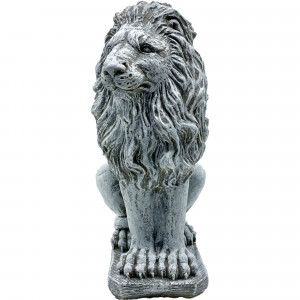 82558143 Садовая фигура «Лев смотрит вправо» высота 52 см