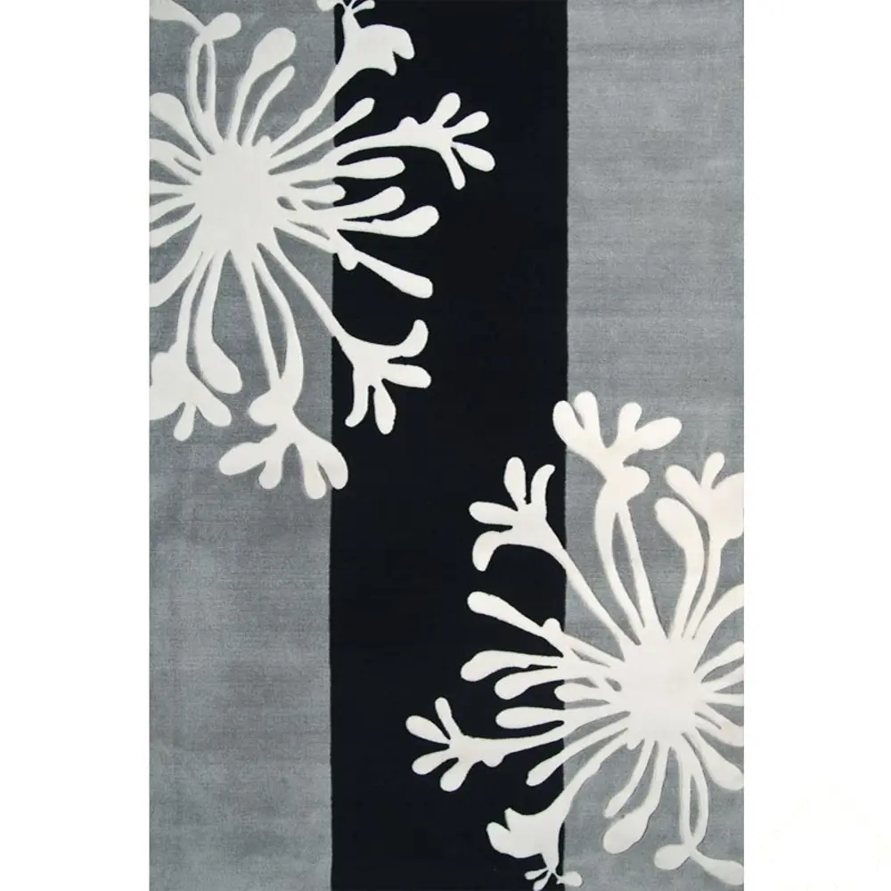 Ковёр Модерн 1.2х1.8 м полипропилен цвет серо-чёрно-белый Amig STLM-2112692