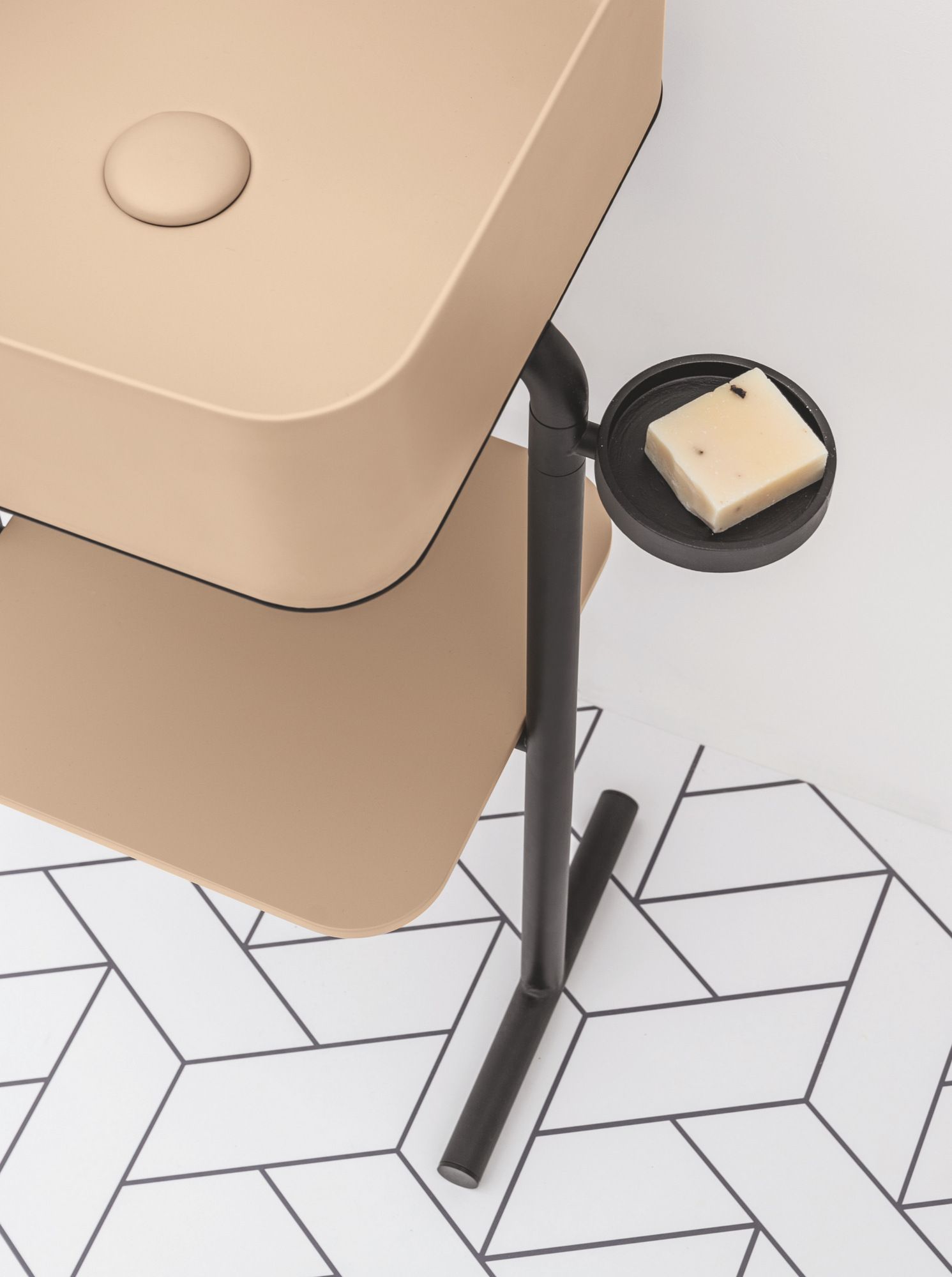 Напольная раковина из нержавеющей стали с держателем для полотенец Axa Mate ARCH-00078973 - Вид №6