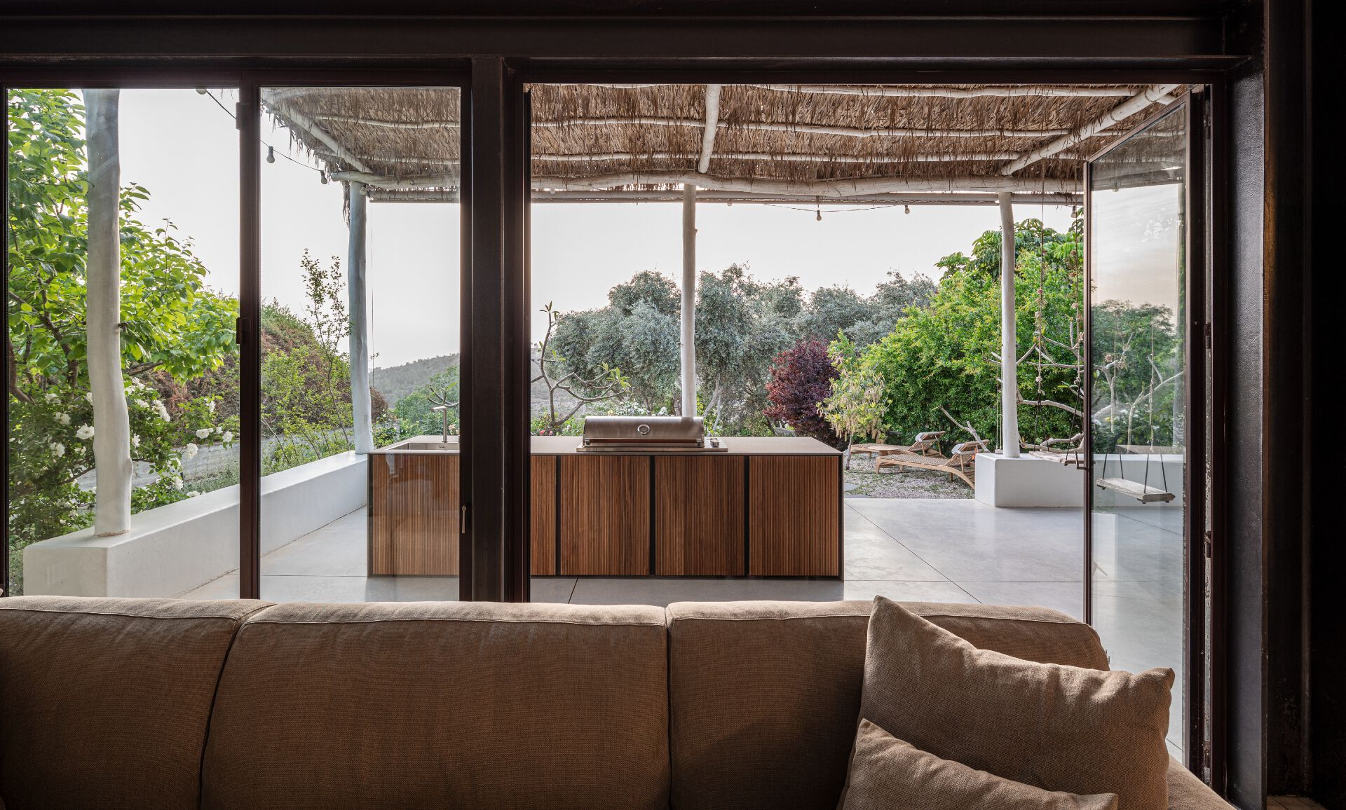 Алюминиевая наружная кухня с порошковым покрытием с барбекю capocuòco слой ARCH-00070548 - Вид №2