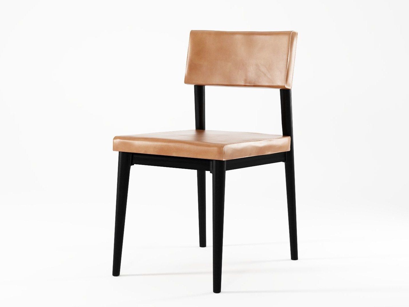 Мягкий стул для ресторана из массива дерева KARPENTER Винтаж ARCH-00059629 - Вид №57