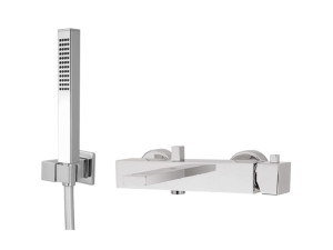 Внешний смеситель для ванны с ручным душем