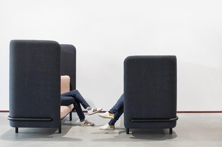 BuzziSpace Диван / офисный остров из ткани Buzzispark sun-id-1486490 - Вид №2