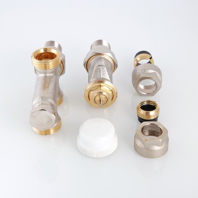 VT.225K.N.E04050 Регулирующий узел для подключения радиатора (комплект) Valtec 1/2" х 50% х 3/4 евроконус  - Вид №6