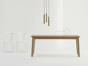 SIPA Прямоугольный стол из массива дерева T-coffee