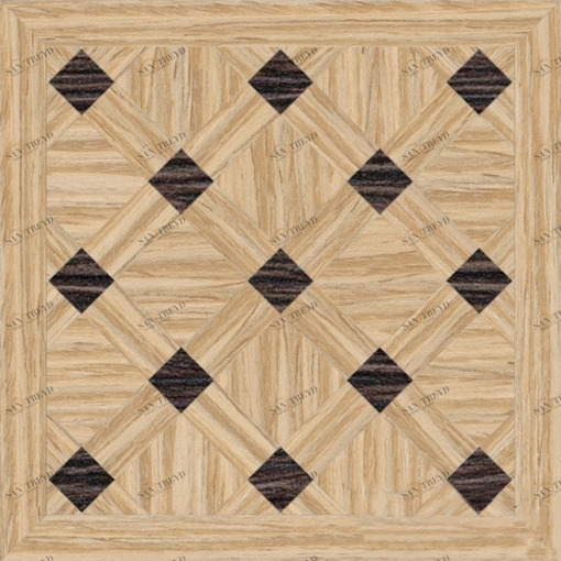 Напольное покрытие из дерева (инкрустация "wenge" из светлого дуба) ddez55 rc we Devon Devon INTARSIA Devon&Devon DDEZ55RCWE