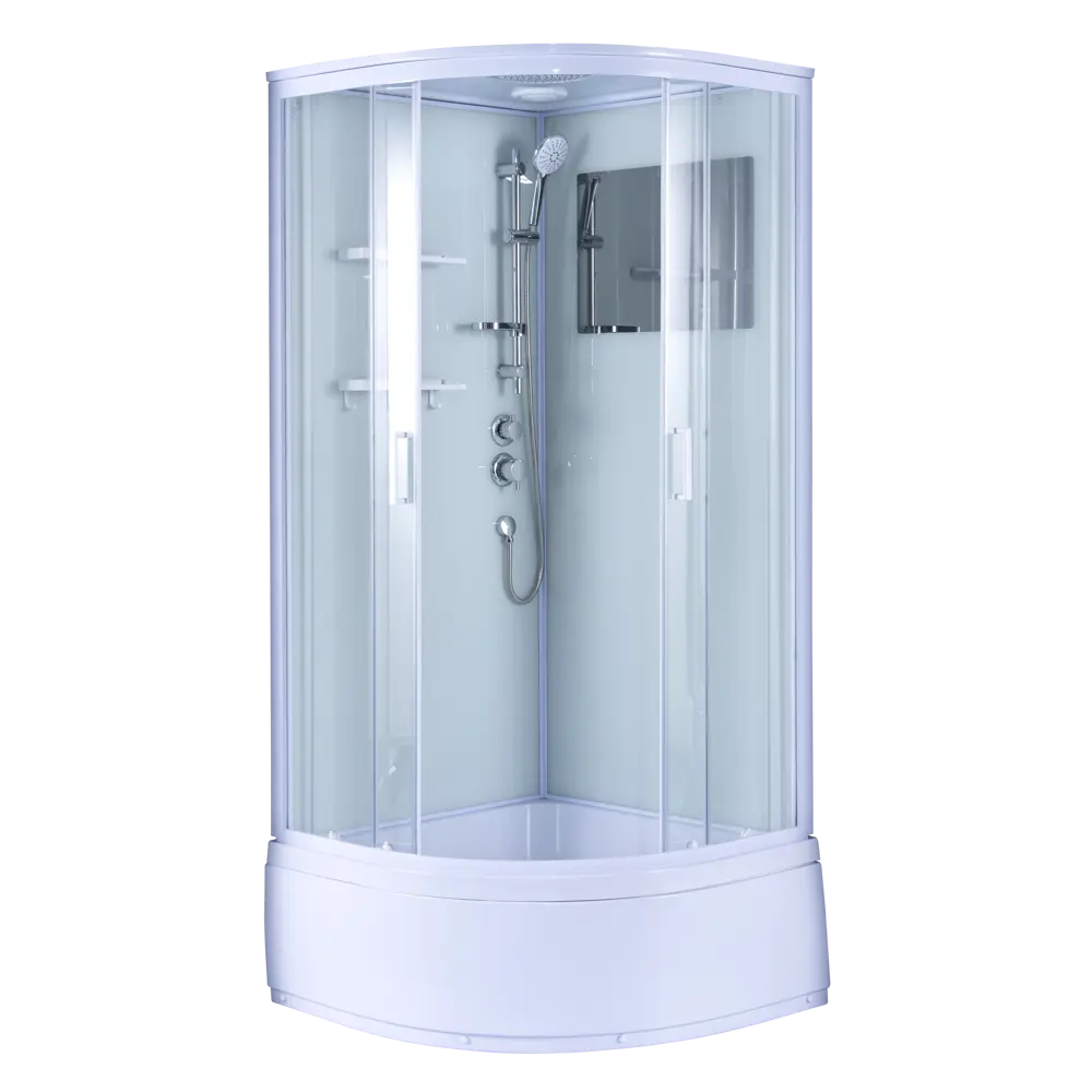 Душевая кабина Мари 1/4 высокий поддон 90x90 см Santreyd STLM-2097183