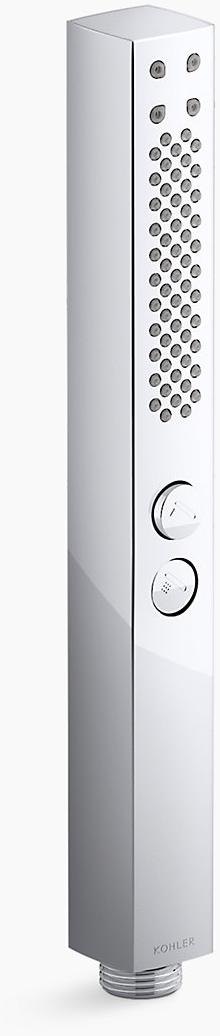 KOHLER Многофункциональный ручной душ Shift  + Square 2,5 галлона в минуту с технологией впуска воздуха Katalyst K-21336-CP  - Вид №1