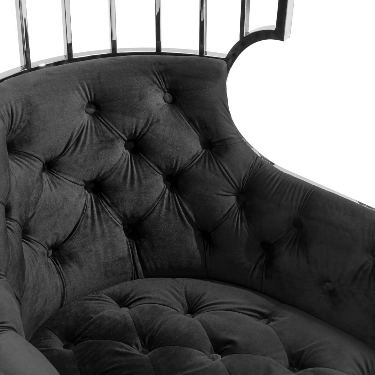 700450-90 ABHIKA СТУЛ КЕЙЖ BLACK  - Вид №2