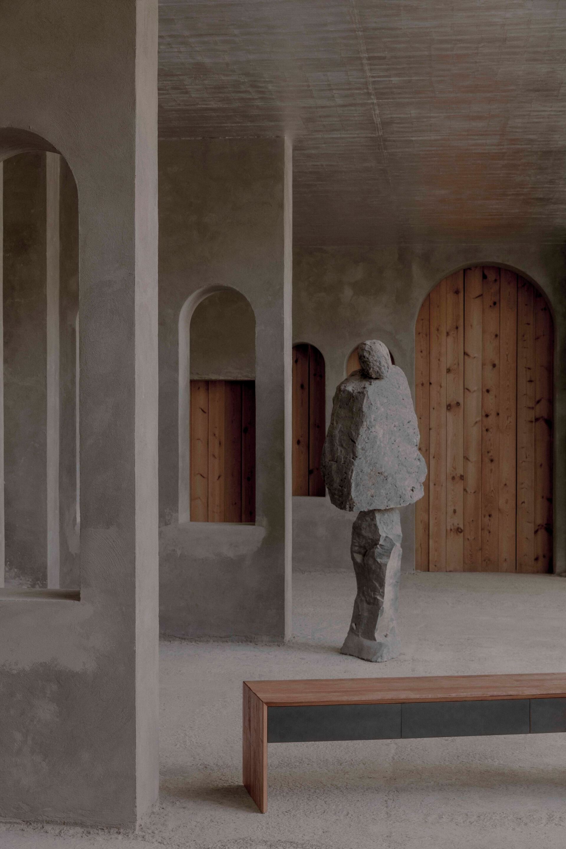 Стальной и деревянный шкаф для телевизора с ящиками Pilma Angle ARCH-00069361 - Вид №2