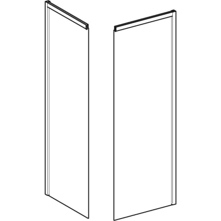 558.311.00.1 Задний элемент Porsgrund Showerama 10-5 Geberit  - Вид №1