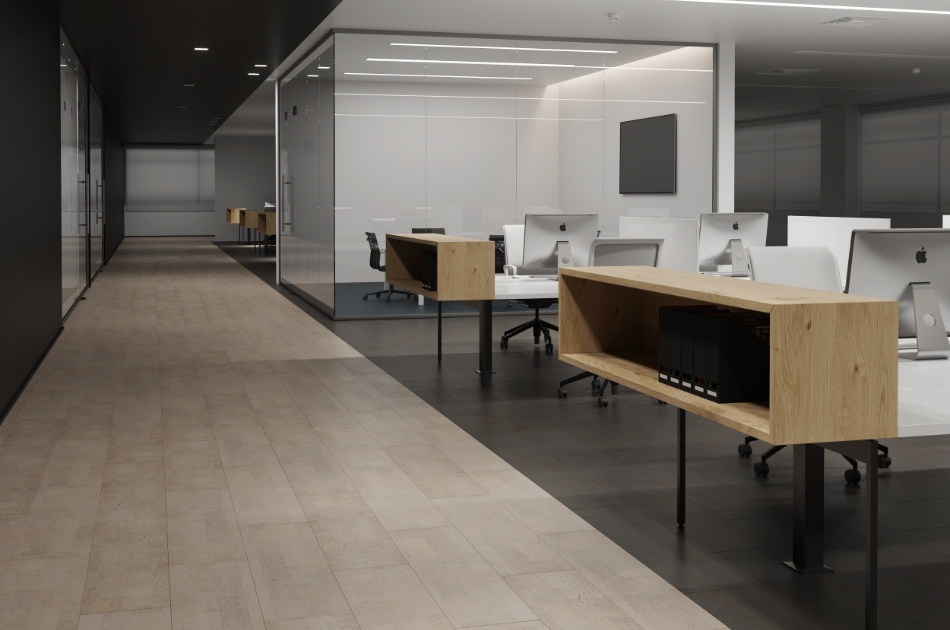 216 111 052 Окрашенный пробковый пол Slate Grey GRANORTE Recolour - Вид №1