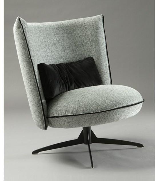 Liu Jo Living Collection Кресло с обивкой из ткани с 4 спицами Urban fan Ibk - Вид №7