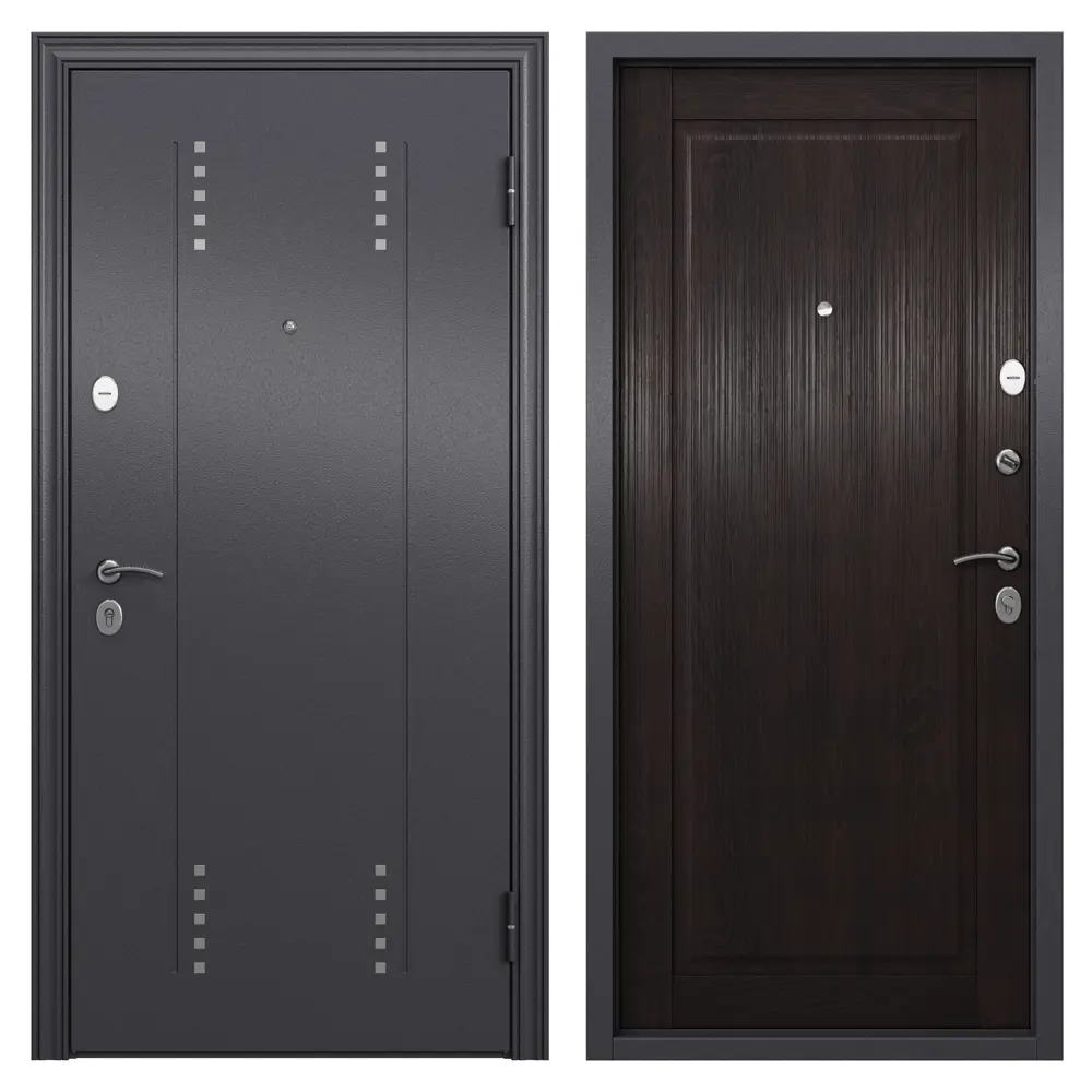 Дверь входная металлическая Страйд Пьемонт 860 мм правая цвет акация TOREX STLM-2168283