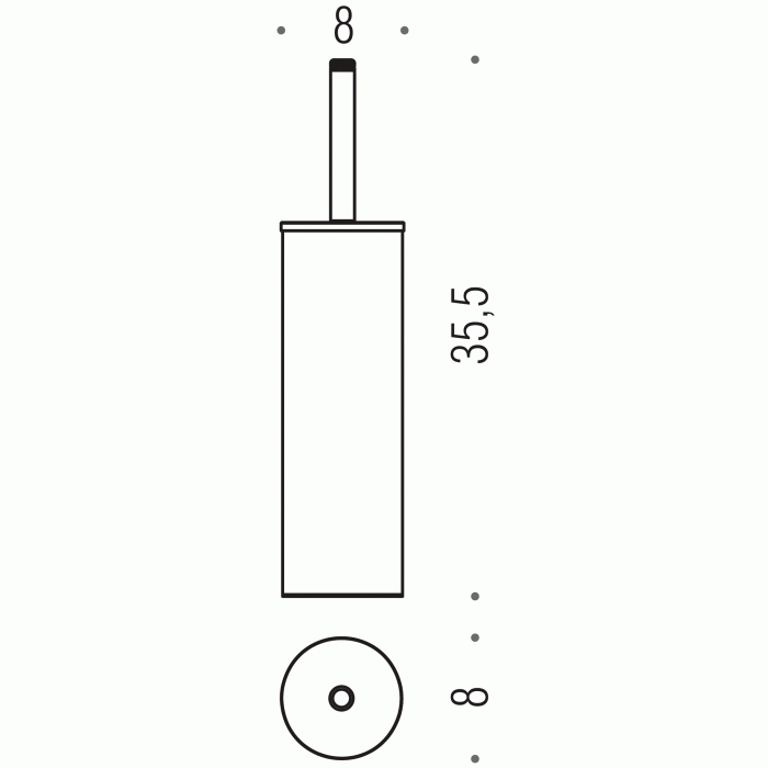 B2706 Ёршик напольный COLOMBO Basic Colombo Design - Вид №2