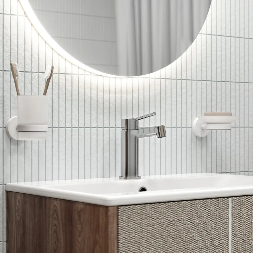 Смеситель IDDIS Odda для умывальника с керамическим картриджем 89348640 STLM-1585202 - Вид №1