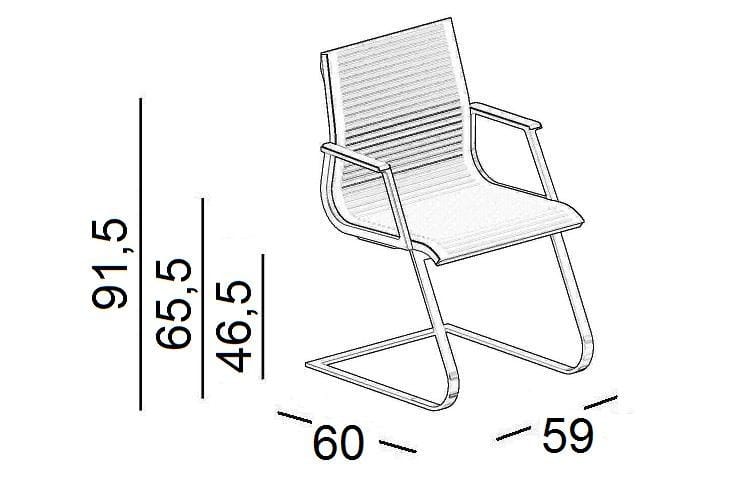 Консольное кресло с подлокотниками для залов ожидания Luxy Nulite ARCH-00029502 - Вид №2