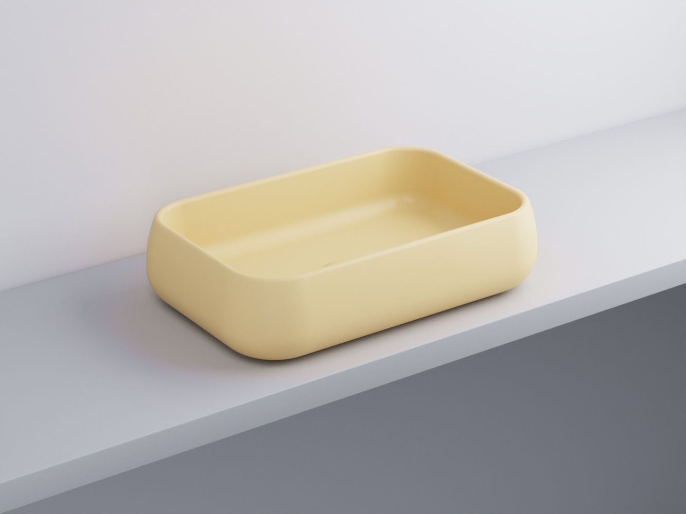 SHLAA60-CN Раковина накладная прямоугольная 60 cielo Shui Ceramica Cielo