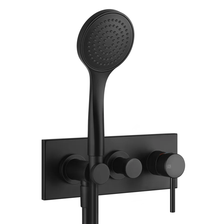 Смеситель для ванны-смеситель для душа 44828 299 Gessi Via tortona МАТОВО-ЧЕРНЫЙ 44828299