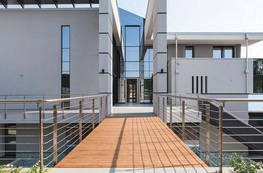 OIKOS VENEZIA Защитная дверь из алюминия и стекла Nova sun-id-1397324 - Вид №6