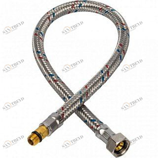 Гибкая подводка для воды M10 (18 мм) х 3/8 BP STOUT - 500 мм SHF0016181010