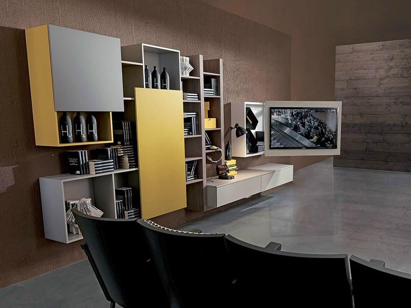 Fimar Оборудованная стена с подставкой под телевизор Side system sun-id-1385802 - Вид №3