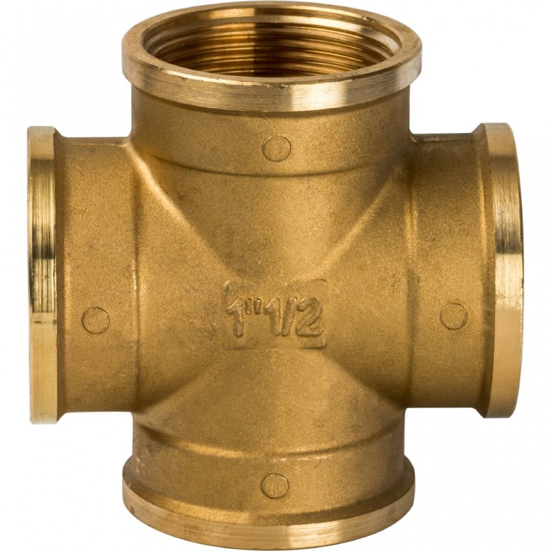 Крестовина ВР 1 1/2" латунь STOUT SFT0030000112 - Вид №1