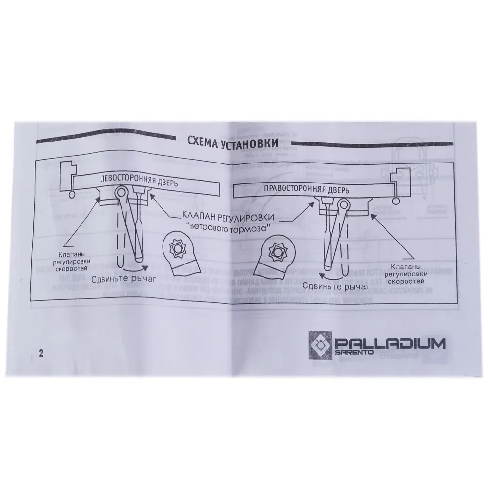 Доводчик 1085 BC, 60-85 кг, цвет серебро PALLADIUM STLM-2171708 - Вид №3