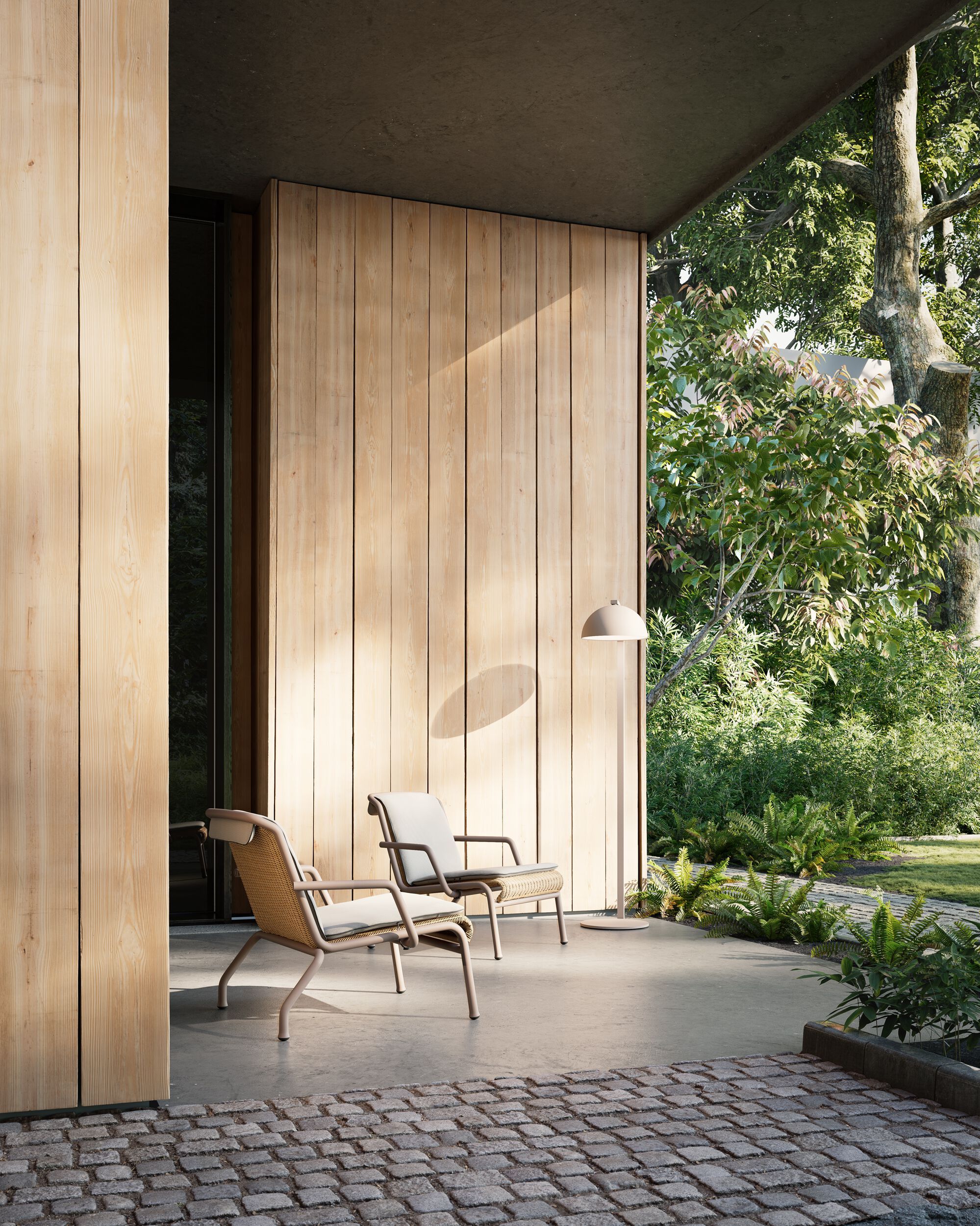 Садовый стул из ротанга и алюминия Kettal Eolias ARCH-00038245 - Вид №9