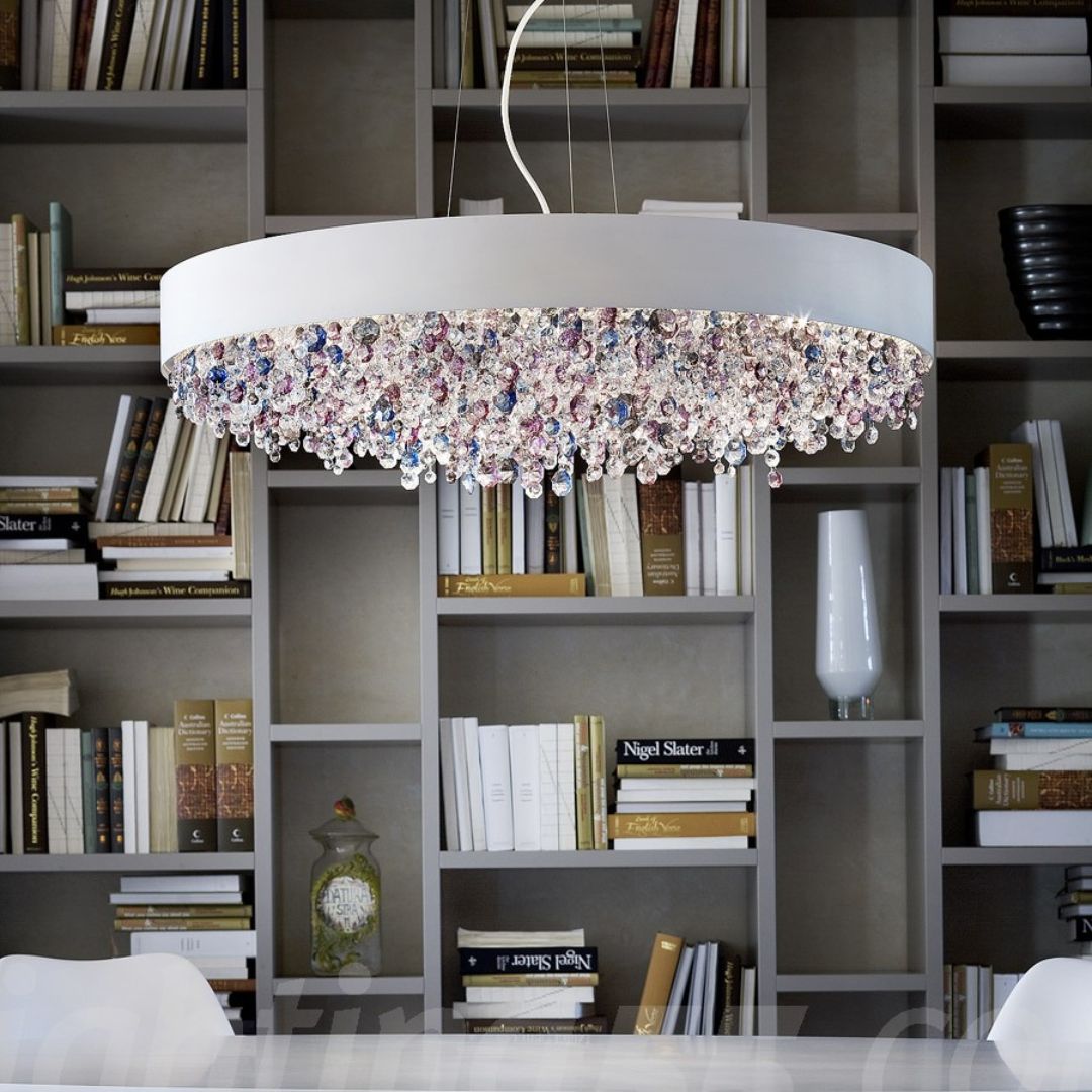 Masiero OLA PL6 90 V95/amber colours pendants потолочный большой светильник 113807 - Вид №1