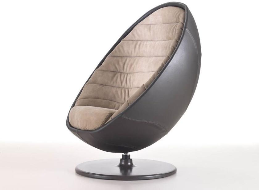 i 4 Mariani Вращающееся кресло с кожаной обивкой sun-id-1465131 - Вид №4