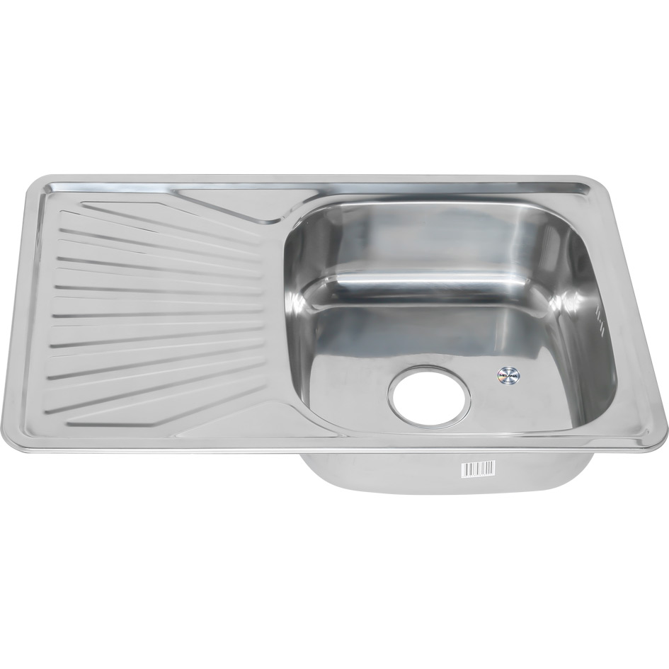 Мойка 7848 U MELANA 0,8/180 врезная прямоугольная с сифоном (123 t *10) 123 t (*10)