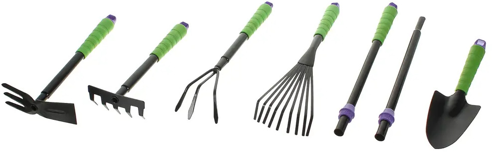 PALISAD — Набор садовых инструментов 7 предметов для ухода за растениями 81954052
