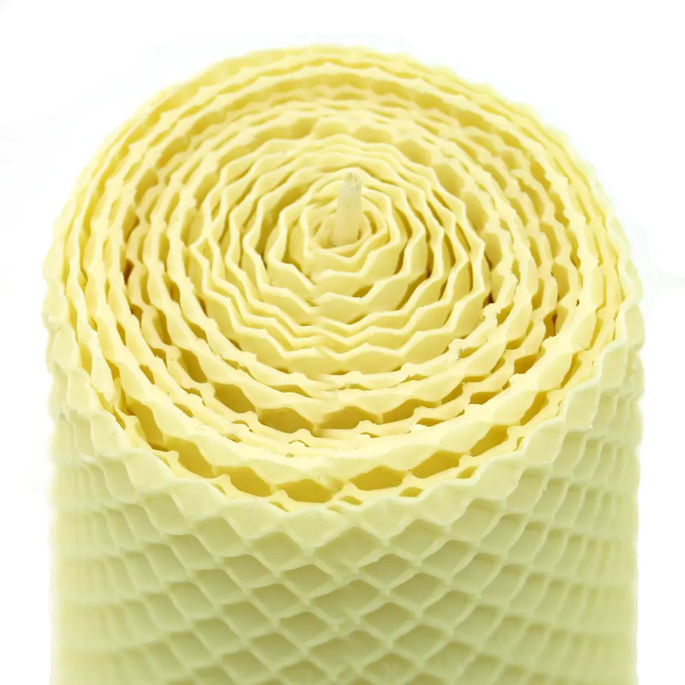 Свеча вощинная цилиндр слоновая кость 4x26 см EVIS STLM-2048074 - Вид №1