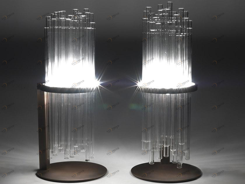 Paolo Castelli Настольная лампа из боросиликатного стекла и металла My lamp sun-id-1473785