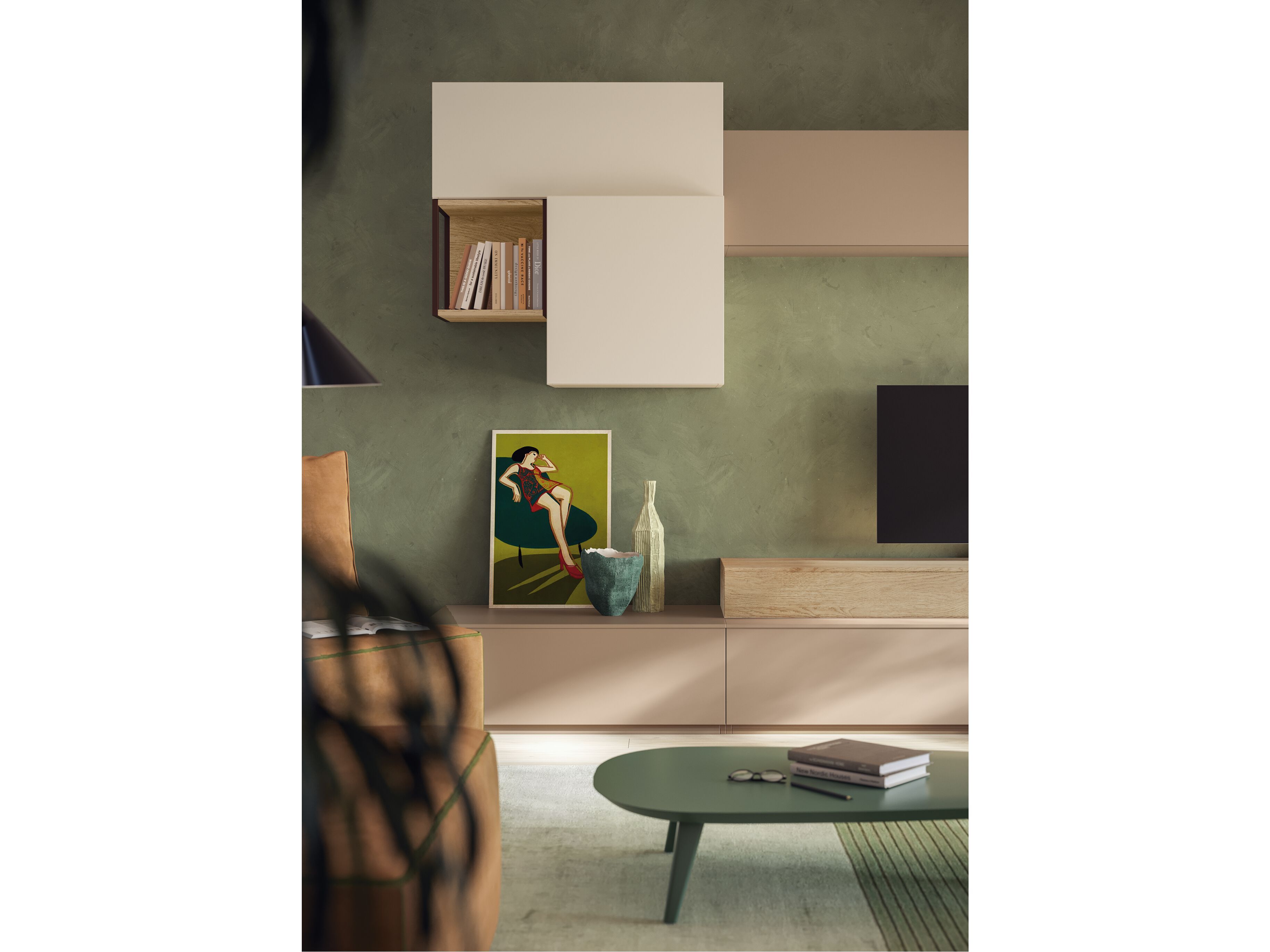 Оборудованная стена Giessegi день за днем ARCH-00088412