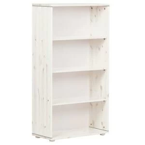 Стеллаж Flexa Classic storage с 3 полками, белый искусственно состаренный/серый