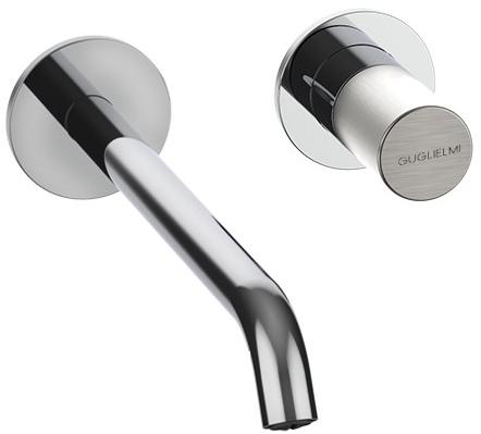 GUGLIELMI Смеситель для умывальника настенный на 2 отверстия Sprint color Fiin05899 - Вид №5