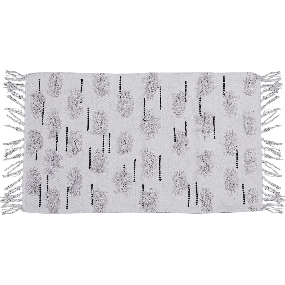Коврик Inspire декоративный хлопок BAURU 50x80 см цвет серый 85077930 STLM-2088282 