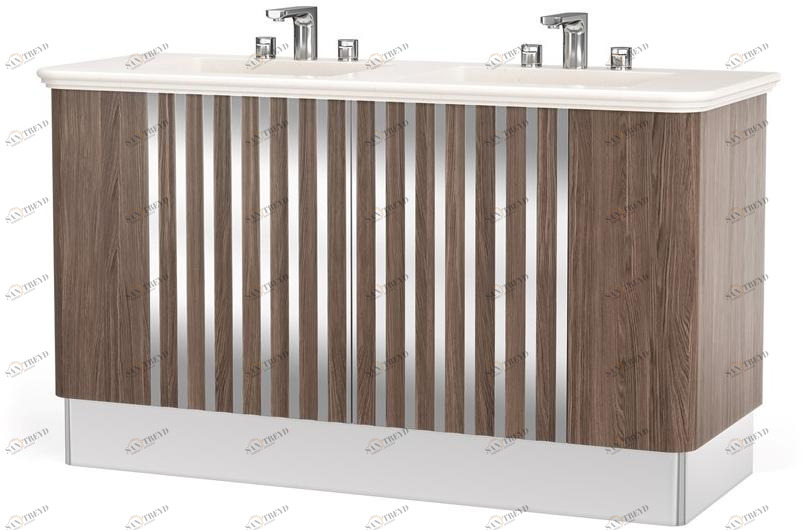 DWFI Двойная тумба под умывальник из фанерованной древесины  00002674 