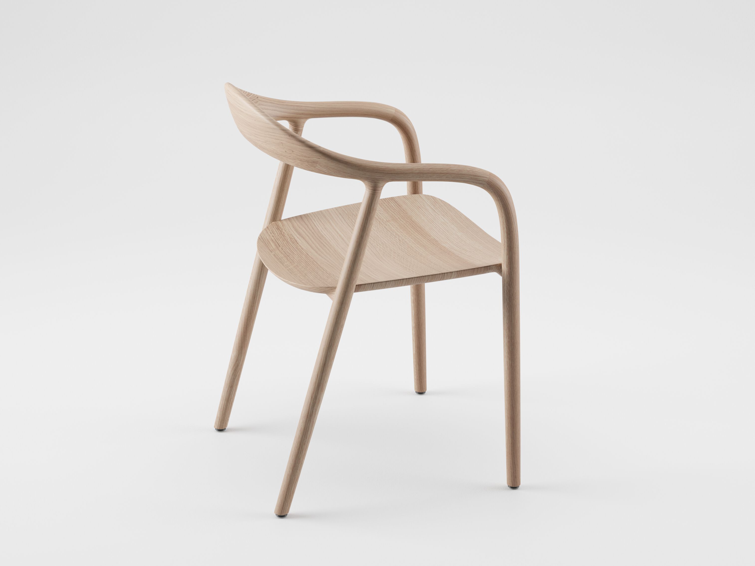 Стул из массива дерева с подлокотниками Artisan ARCH-00025823 - Вид №4