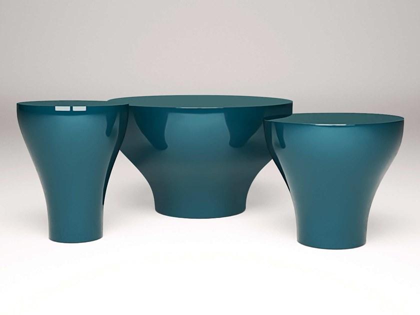 GANSK Круглый журнальный столик из стекловолокна  G4023a / g4024a / g4025a  - Вид №4