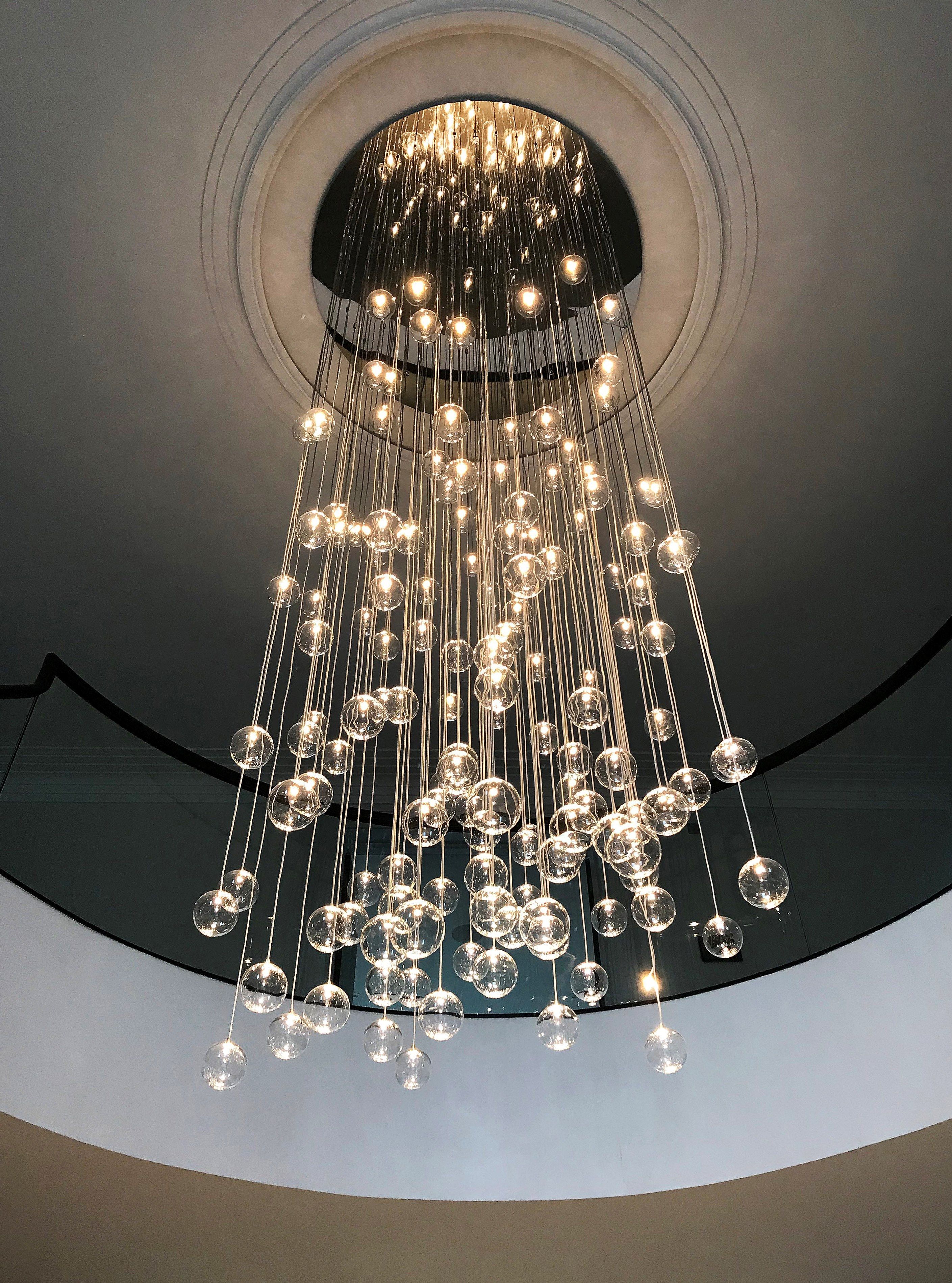 Металлический светодиодный подвесной светильник ILFARI Бальный зал ARCH-00152885 - Вид №4