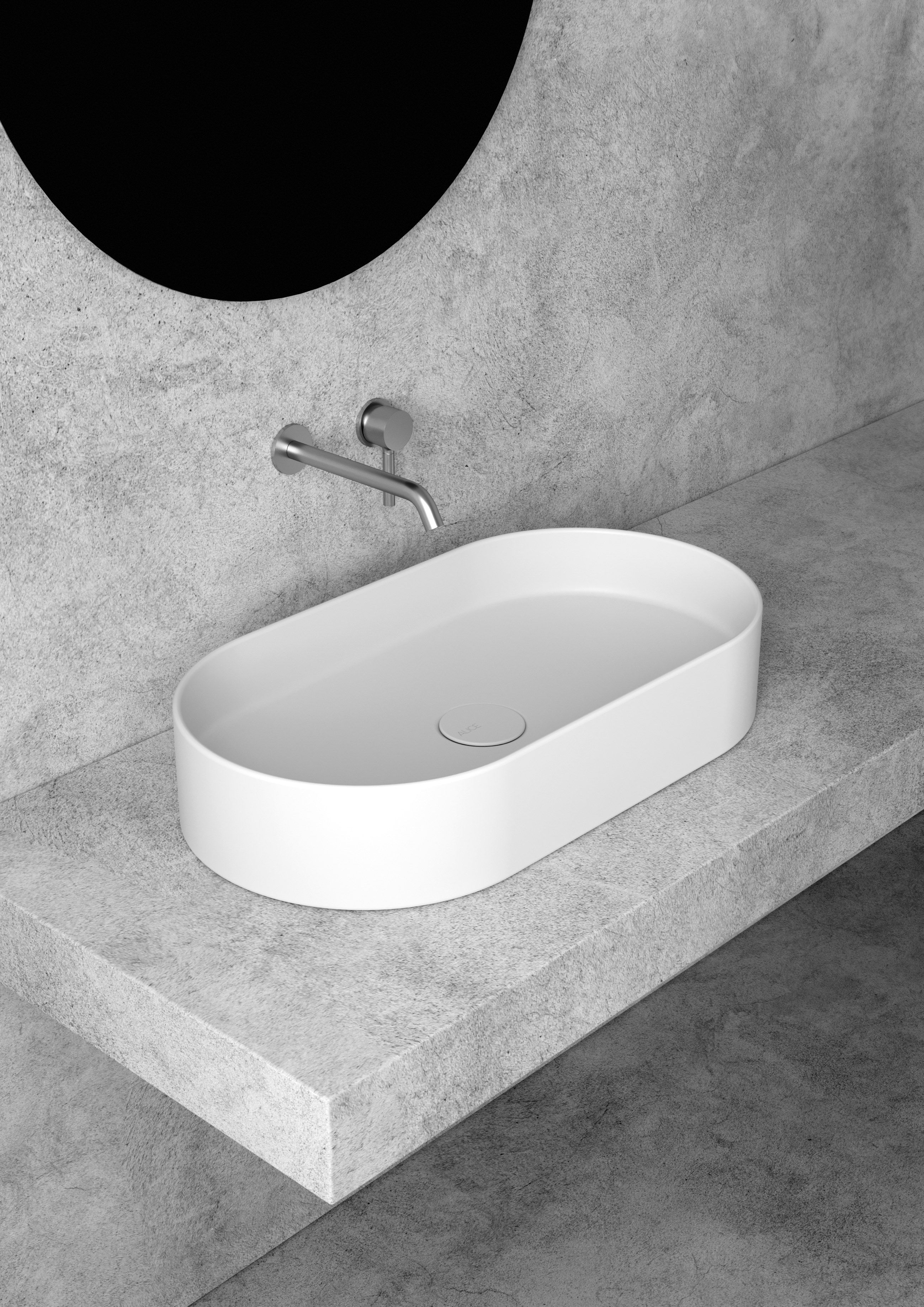 Керамическая овальная столешница Alice Ceramica HIDE ARCH-00111486 - Вид №2