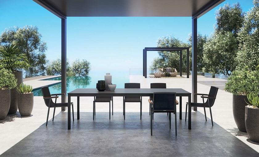 Atmosphera Прямоугольный садовый стол из алюминия и столешница из нпл Flair Fa.ta.r200/fa.ta.r260 - Вид №2