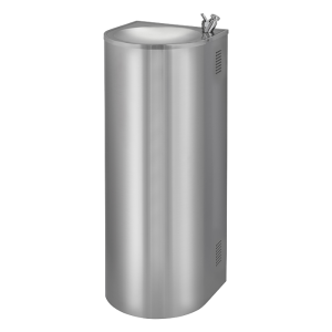 83438 Нержавеющий питьевой фонтан с нажимной арматурой, монтаж к стене, охлаждение SANELA