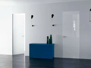 Lualdi Распашная дверь из алюминия и стекла со скрытыми петлями Rasomuro 55